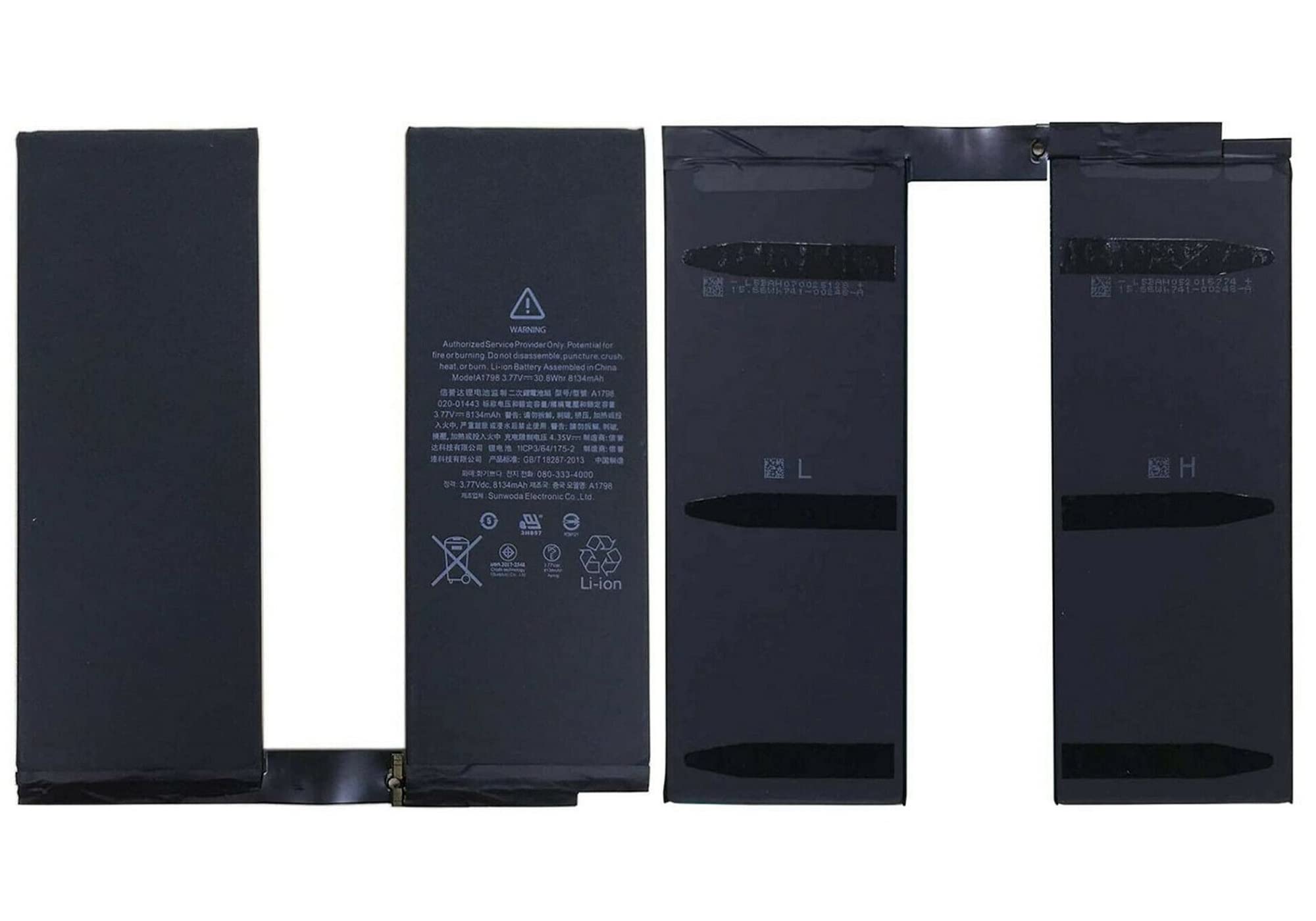 Apple iPad Pro 10,5 simフリー　64GB バッテリー98% Amazon.com: E-YIIVIIL Replacement Battery A1798 Compatible